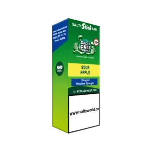 Sour Apple - Salty Stick Bar Replacement Pod 11.4mg/mL