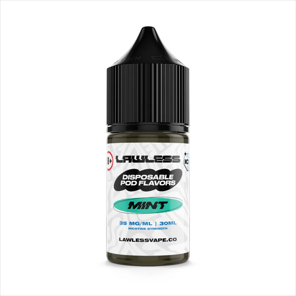 Mint -Disposable Pod Flavor E-Liquid - Image 2